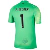 Maglia da Calcio Portiere Liverpool Alisson Becker 1 Casa 2021-22 per Uomo